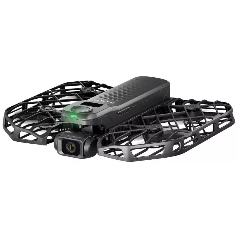 Mini-Drohne HOVERAir X1 Pro — 4 Rotoren, 12 MP Kamera, 4K Video, 1000 m Reichweite, 1920 mAh Akku, 32 GB intern, Schwarz