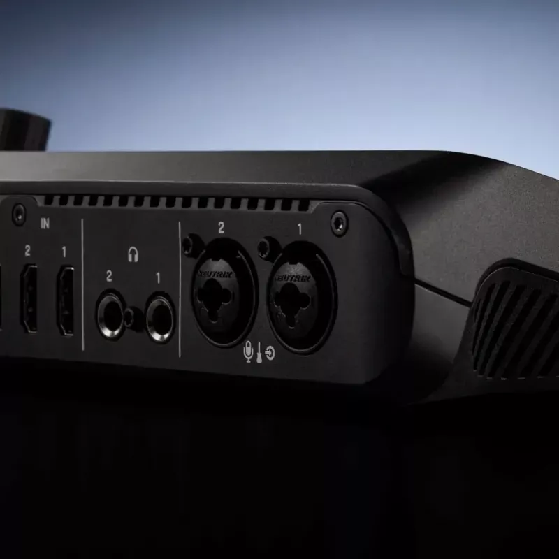 Mehrkanal-Podcast- und Livestream-Produktionskonsole Rode RodeCaster Video S RCVS-E – Touchscreen, Wi‑Fi, Bluetooth 5.3, 5x USB-C, 3x HDMI-Eingang, 1x HDMI-Ausgang, microSD
