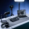 Mehrkanal-Podcast- und Livestream-Produktionskonsole Rode RodeCaster Video S RCVS-E – Touchscreen, Wi‑Fi, Bluetooth 5.3, 5x USB-C, 3x HDMI-Eingang, 1x HDMI-Ausgang, microSD