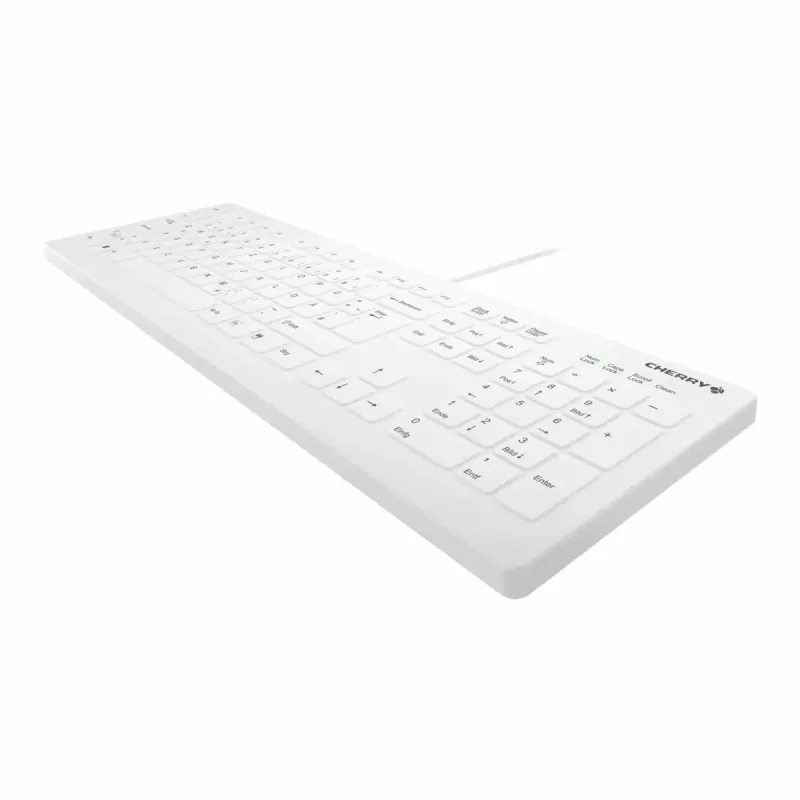 Kabelgebundene Full-Size-Tastatur Active Key CHERRY AK-C8112 Medical USB QWERTZ 105 Tasten weiß 1,8 m