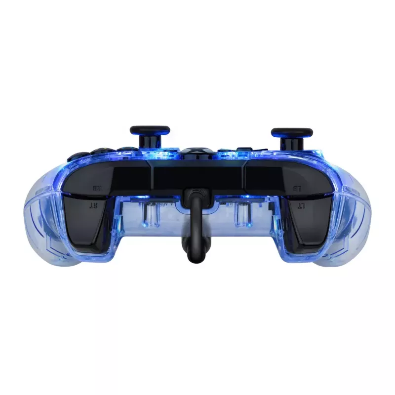 PDP Afterglow Kabel-Controller, Blau/Transparent, USB, Xbox One, Series X/S