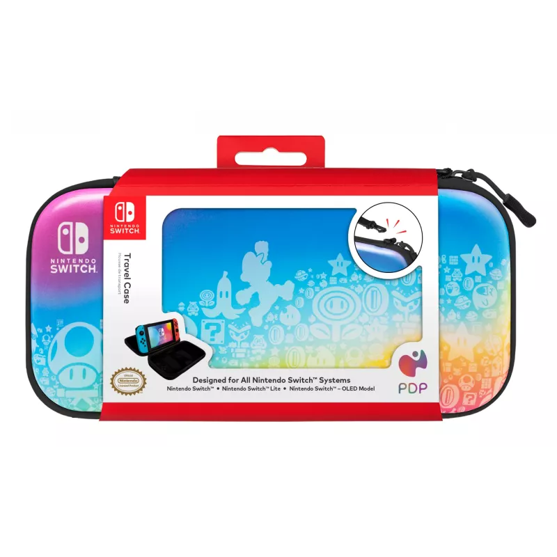 PDP schlank Deluxe: Star Spectrum Hardshell-Tasche Nintendo Mehrfarbig