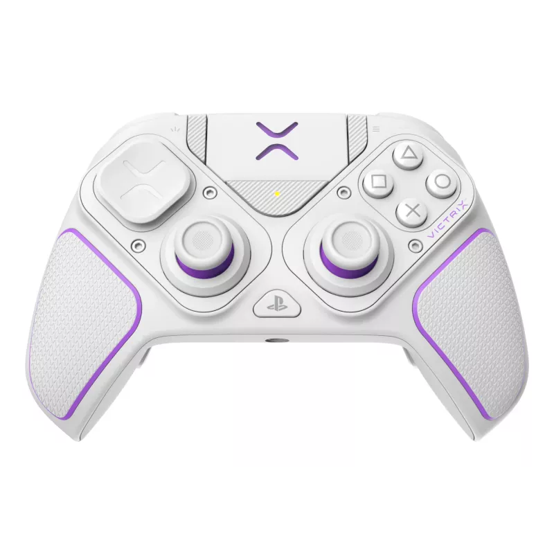 Gamepad VICTRIX 052-002-WH kabelgebunden & kabellos RF/USB, USB-C, 2000mAh, PC/PS4/PS5, Violett/Weiß