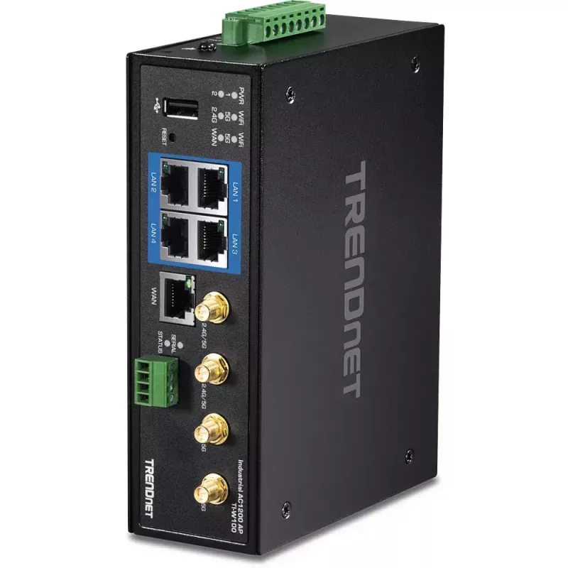 TRENDnet TI-W100 Dualband-WLAN-Router, 4-Port-Switch
