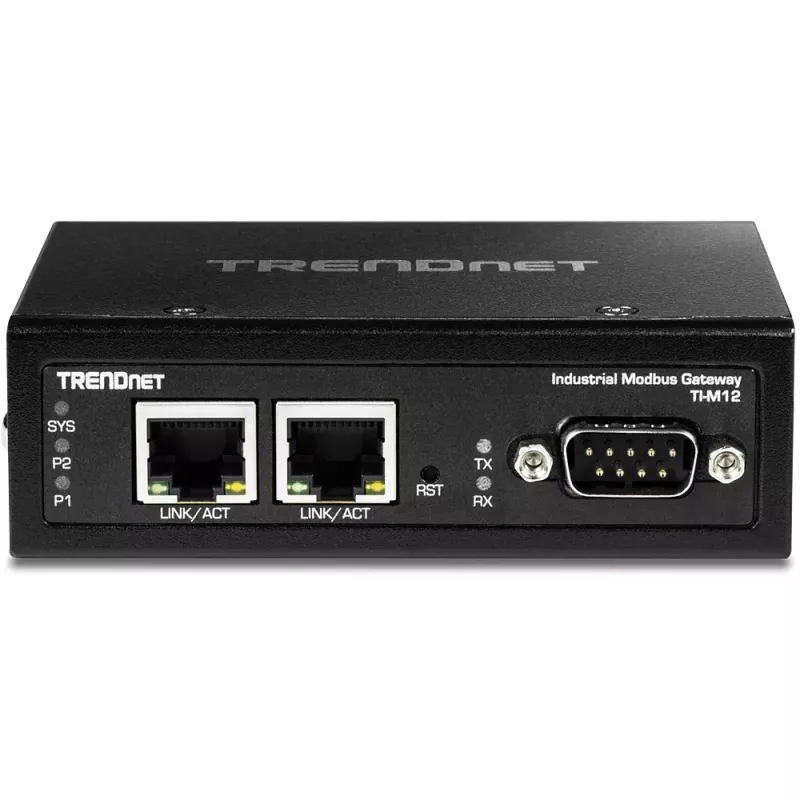Gateway Controller Trendnet TI-M12 10 100 Mbit/s Metall DIN-Schiene