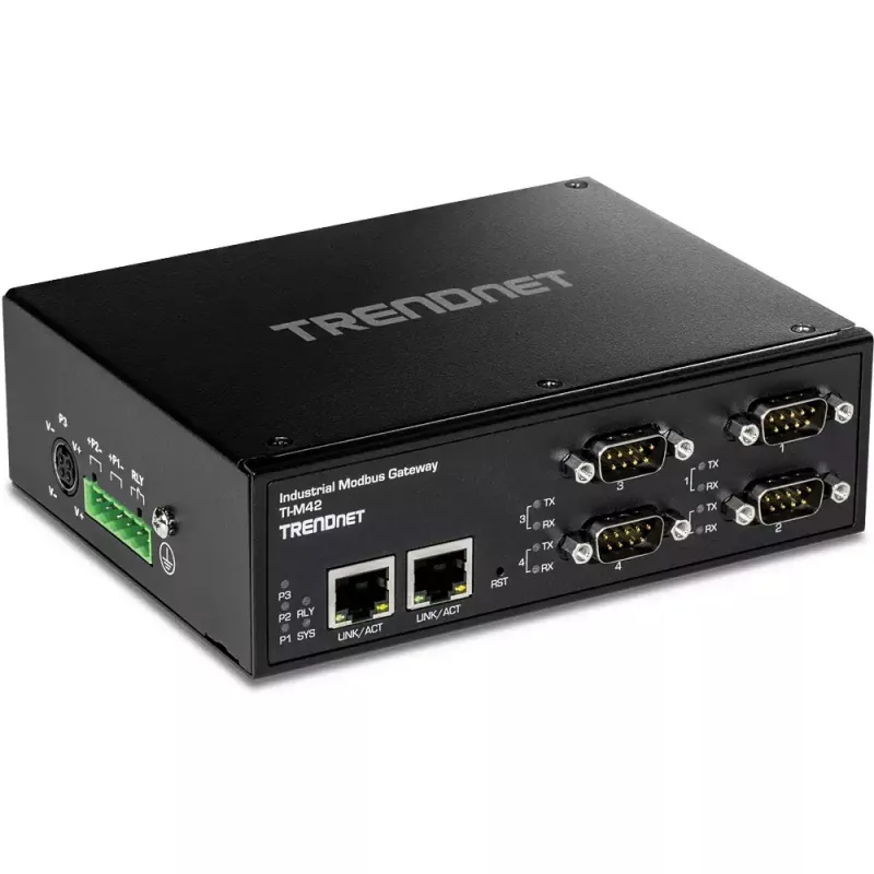 Gateway/Controller Trendnet TI-M42 10/100 Mbit/s Schwarz IP30