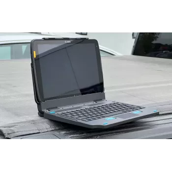 Gamber-Johnson 7160-1789-01 Mobilgerätetastatur Schwarz Pogo Pin QWERTY UK English