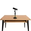 Desktop-Mikrofonständer Shure SH-DESKTOP1, runde Metallbasis, 3/8-Zoll-Gewinde, Höhe 26,7–40,6 cm, schwarz