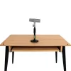 Desktop-Mikrofonständer Shure SH-DESKTOP1, runde Metallbasis, 3/8-Zoll-Gewinde, Höhe 26,7–40,6 cm, schwarz