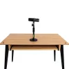 Desktop-Mikrofonständer Shure SH-DESKTOP1, runde Metallbasis, 3/8-Zoll-Gewinde, Höhe 26,7–40,6 cm, schwarz