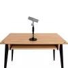 Desktop-Mikrofonständer Shure SH-DESKTOP1, runde Metallbasis, 3/8-Zoll-Gewinde, Höhe 26,7–40,6 cm, schwarz