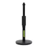 Desktop-Mikrofonständer Shure SH-DESKTOP1, runde Metallbasis, 3/8-Zoll-Gewinde, Höhe 26,7–40,6 cm, schwarz