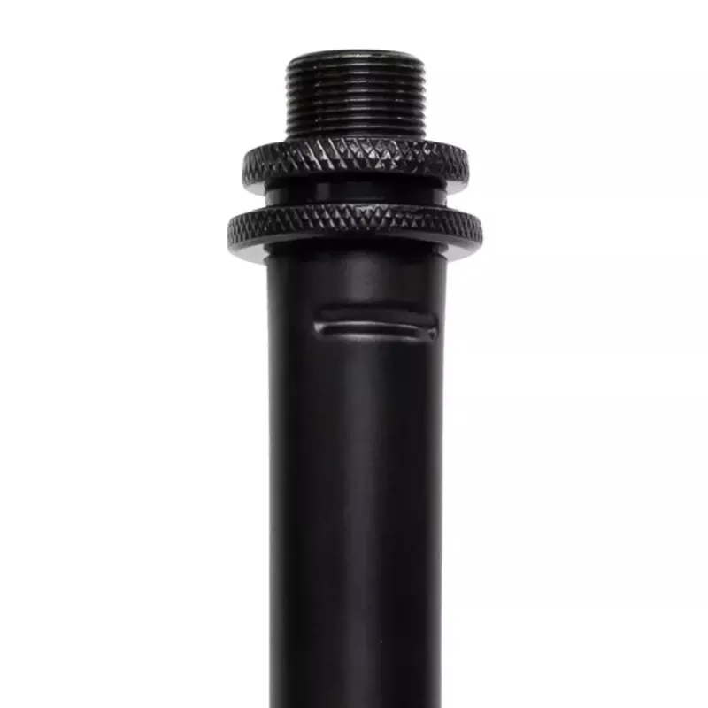 Desktop-Mikrofonständer Shure SH-DESKTOP1, runde Metallbasis, 3/8-Zoll-Gewinde, Höhe 26,7–40,6 cm, schwarz