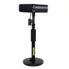 Desktop-Mikrofonständer Shure SH-DESKTOP1, runde Metallbasis, 3/8-Zoll-Gewinde, Höhe 26,7–40,6 cm, schwarz