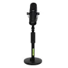 Desktop-Mikrofonständer Shure SH-DESKTOP1, runde Metallbasis, 3/8-Zoll-Gewinde, Höhe 26,7–40,6 cm, schwarz