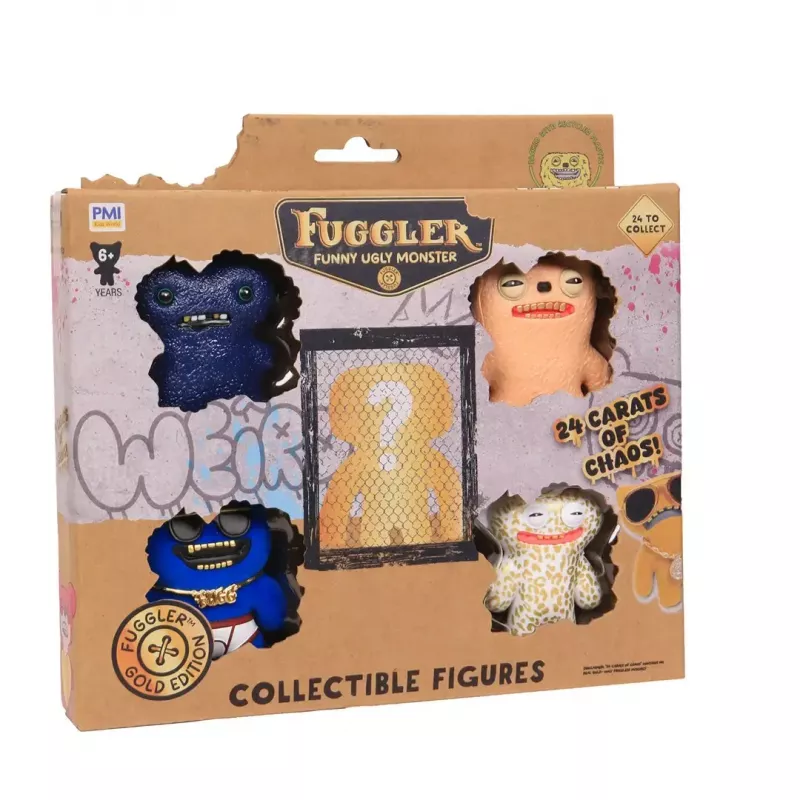 Action-Figuren p.m.i kids world FUGGLER S3 Gold Edition 5er-Pack Deluxe-Box (Sortiment)