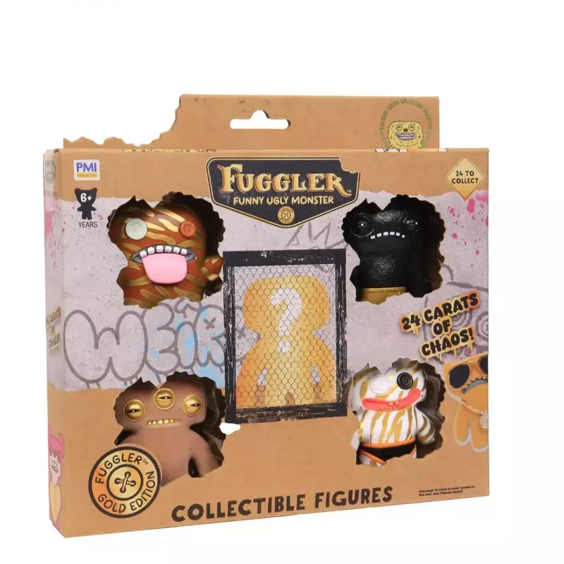 Action-Figuren p.m.i kids world FUGGLER S3 Gold Edition 5er-Pack Deluxe-Box (Sortiment)
