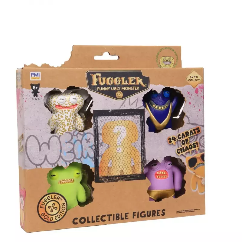 Action-Figuren p.m.i kids world FUGGLER S3 Gold Edition 5er-Pack Deluxe-Box (Sortiment)