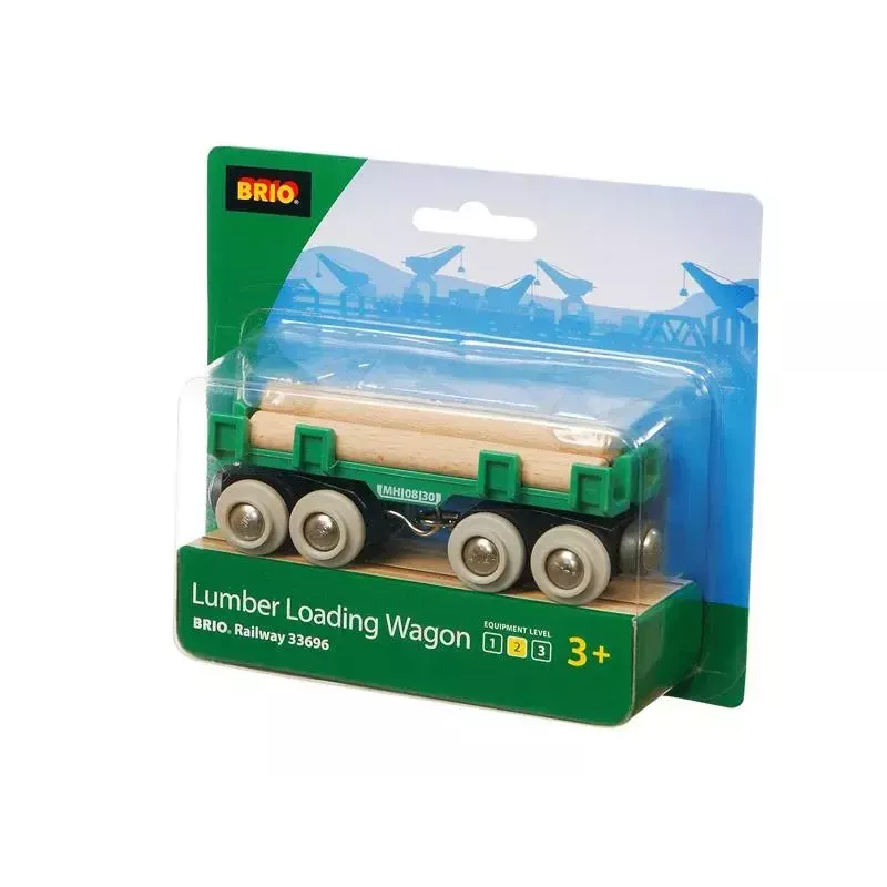 Ravensburger BRIO Holzlore-Wagen Modelleisenbahnzubehör, 4-teilig, mehrfarbig