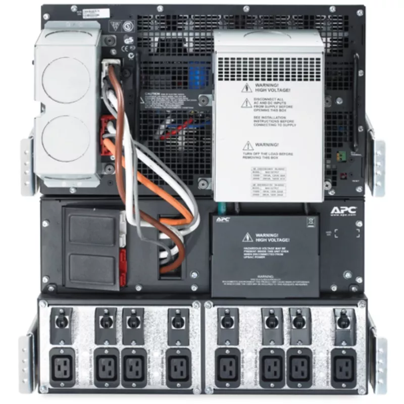 APC Smart-UPS RT 20kVA, 230/400V, LCD, Rackmontage, 12U, 2x IEC-Jumper & 8x IEC 60320 C19-Ausgänge