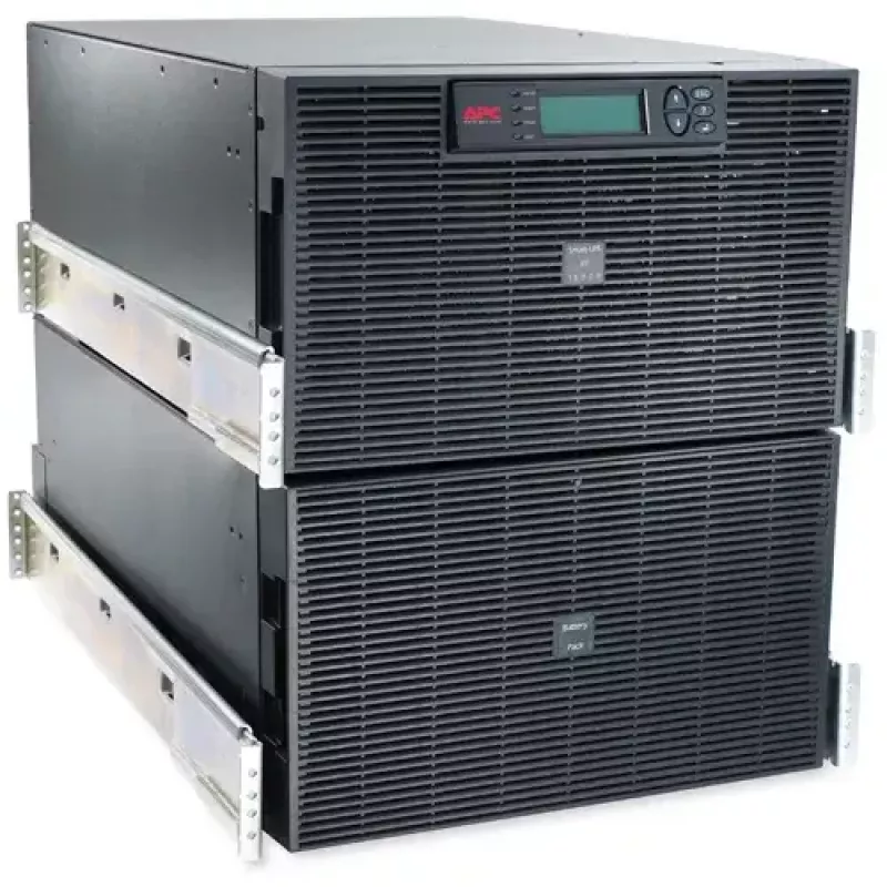 APC Smart-UPS RT 15 kVA, 230/400 V, LCD, Rackmount, 12U, 2x IEC Jumper & 8x IEC 60320 C19-Ausgänge