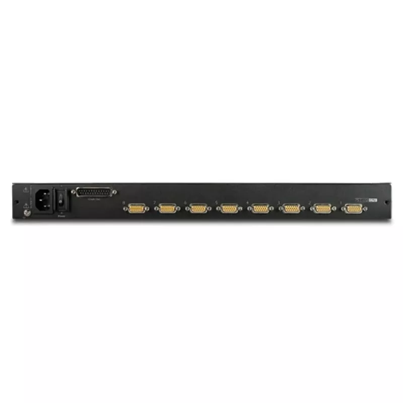 APC 17 Zoll Rack-LCD-Konsole mit integriertem analogem 8-Port-KVM-Switch