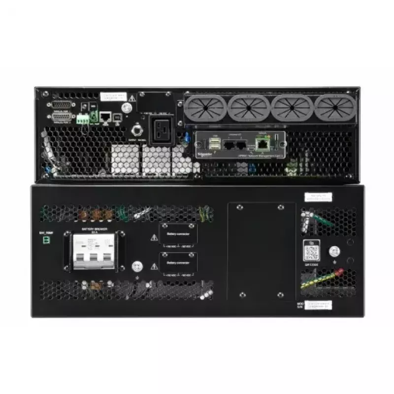 APC Smart-UPS On-Line, 15kVA/15kW, Rack/Tower, 230V/380V...415V, Festverdrahtung 5-Draht(3P+N+E)+3-Draht(1P+N+E), Netzwerkkarte, ohne Schienenkit
