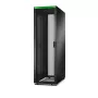 APC Easy Rack, 42U, Schwarz, mit Dach, Rollen, Füßen, 4 Halterungen und Seitenwänden, ohne Boden, 1991H x 600W x 800T mm