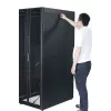 APC Easy Rack, 42U, Schwarz, mit Dach, Rollen, Füßen, 4 Halterungen und Seitenwänden, ohne Boden, 1991H x 600W x 800T mm