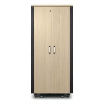 APC NetShelter Soundproof, 32U, Server Rack Enclosure, 230V, Ahorn