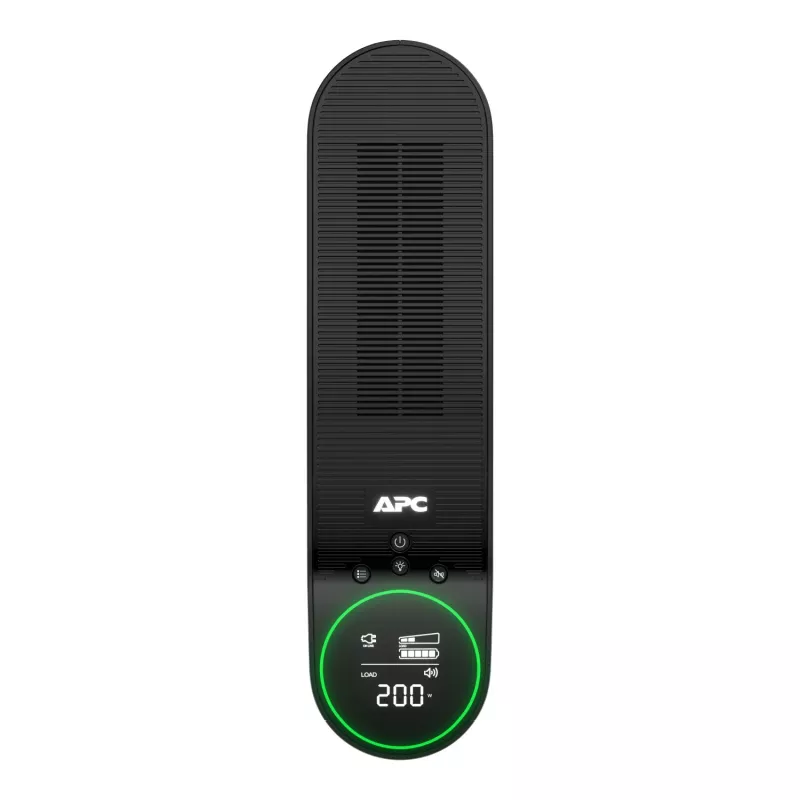 APC Back-UPS Pro for Gaming, 2200VA/1320W, Tower, 230V, 2x UK und 2x IEC C13 Ausgänge, RGB Lichter, Reiner Sinus, Midnight (Schwarz)