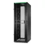 APC NetShelter SX Server Rack Gen 2, 45U, 2124H x 750W x 1070D mm, mit Seitenwänden, Schwarz
