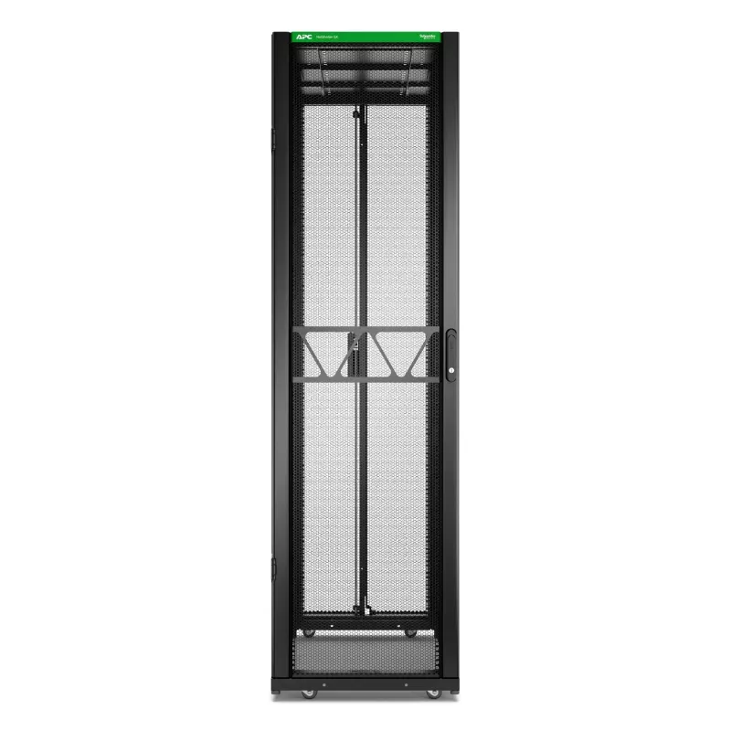APC NetShelter SX Server Rack Gen 2, 45U, 2124H x 600W x 1200D mm, with Sides, Schwarz