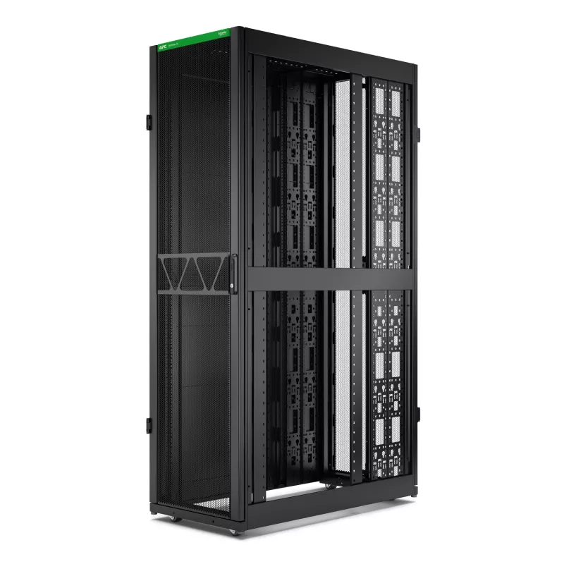 APC NetShelter SX Server Rack Gen 2, 45U, 2124H x 600W x 1200D mm, with Sides, Schwarz