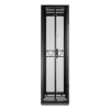 APC NetShelter SX Server Rack Gen 2, 45U, 2124H x 600W x 1200D mm, with Sides, Schwarz