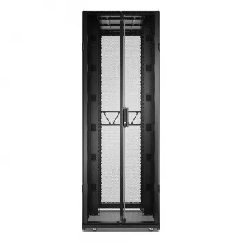 APC NetShelter SX Server Rack Gen 2, 45HE, 2124H x 750B x 1200T mm, mit Seitenwänden, Schwarz