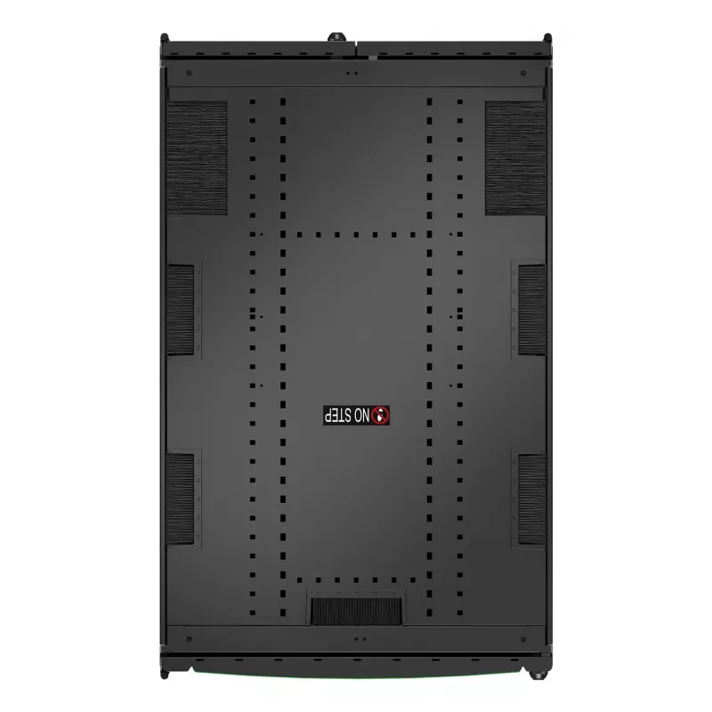 APC NetShelter SX Server Rack Gen 2, 45HE, 2124H x 750B x 1200T mm, mit Seitenwänden, Schwarz