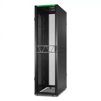 APC NetShelter SX Server-Rack Gen 2, 48HE, 2258H x 600B x 1200T mm, mit Seitenwänden, Schwarz