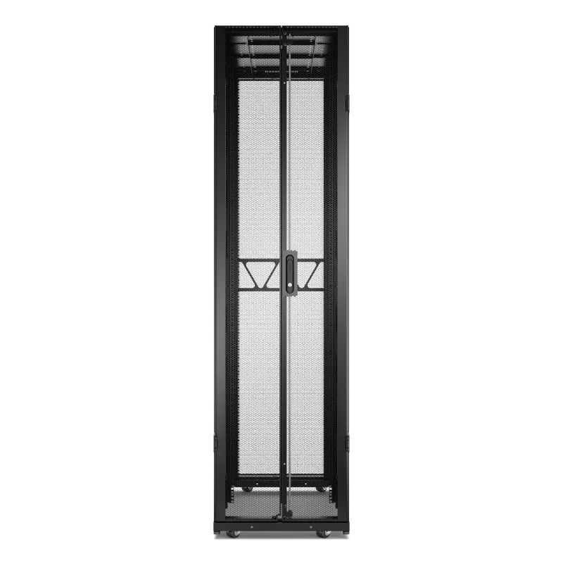 APC NetShelter SX Server-Rack Gen 2, 48HE, 2258H x 600B x 1200T mm, mit Seitenwänden, Schwarz