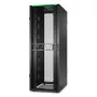 APC NetShelter SX Server Rack Gen 2, 48U, 2258H x 800W x 1200D mm, mit Seitenwänden, Schwarz