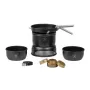 Campingkocher-Set Trangia 37-5 UL/BL mit Spiritusbrenner, schwarz