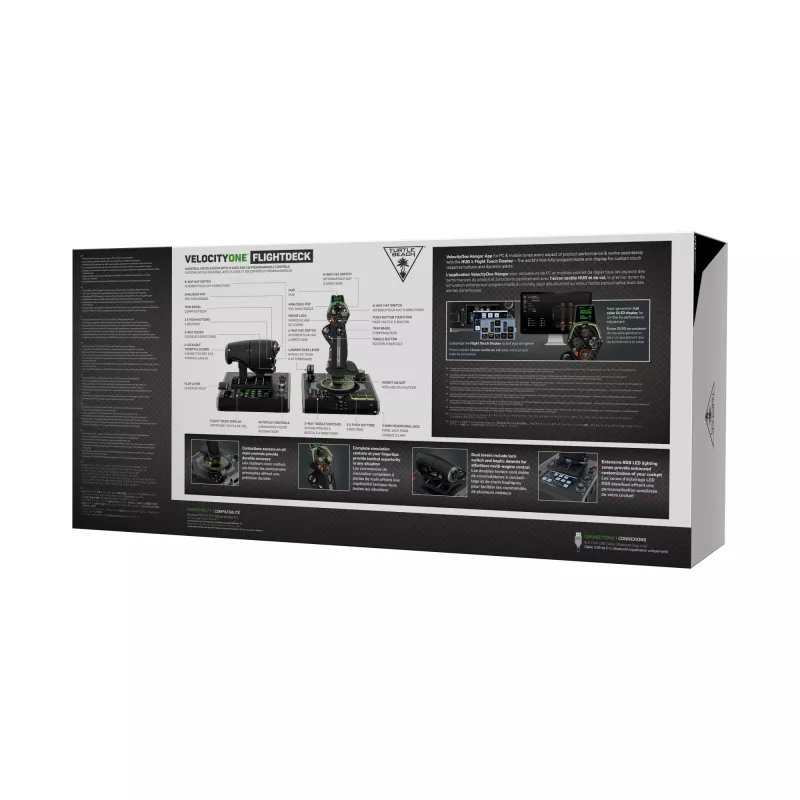 Flightstick Turtle Beach VelocityOne Schwarz USB Analog/Digital PC