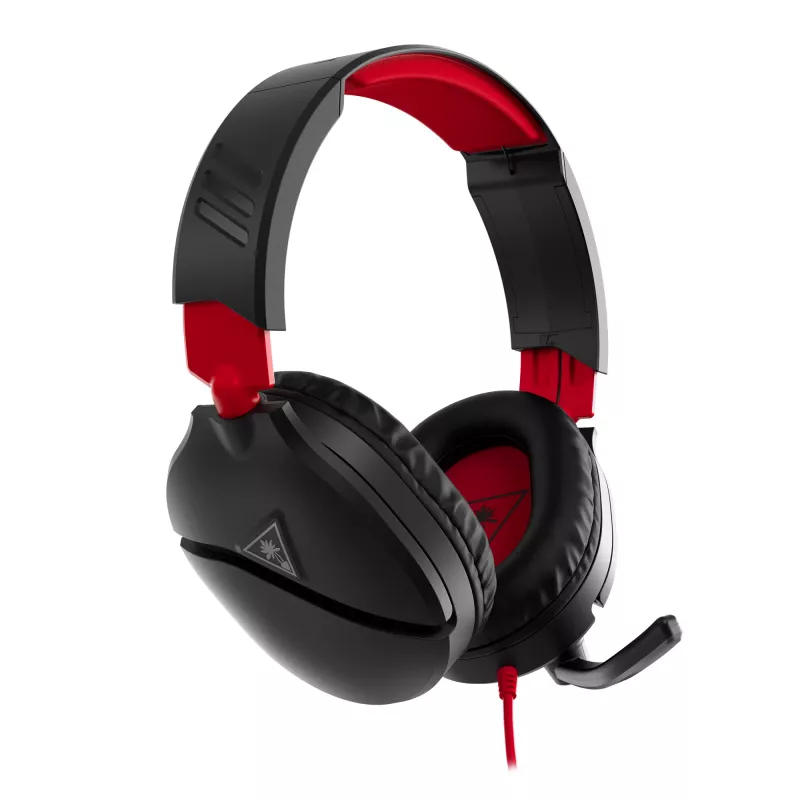 Over-Ear Stereo-Gaming-Headset Turtle Recon 70 — schwarz, kabelgebundenes Stereo, Bedienelemente an einer Ohrmuschel