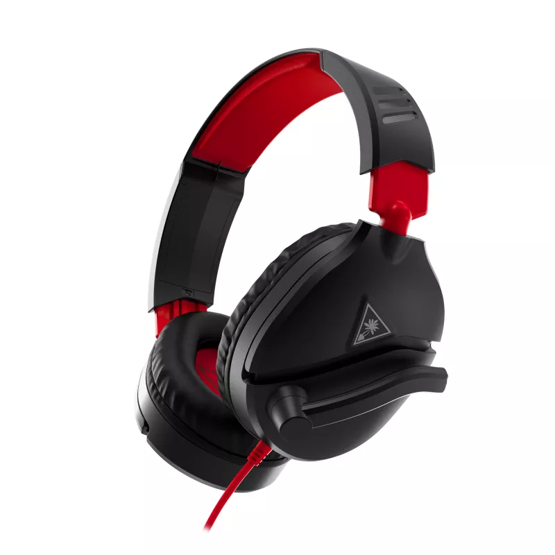 Over-Ear Stereo-Gaming-Headset Turtle Recon 70 — schwarz, kabelgebundenes Stereo, Bedienelemente an einer Ohrmuschel