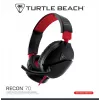 Over-Ear Stereo-Gaming-Headset Turtle Recon 70 — schwarz, kabelgebundenes Stereo, Bedienelemente an einer Ohrmuschel