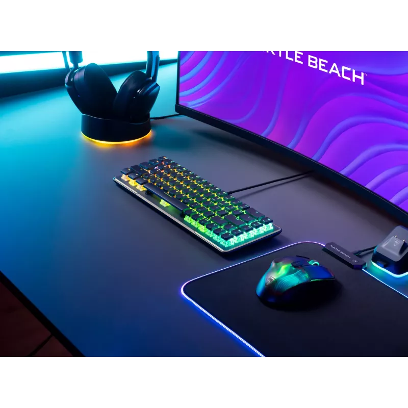 Turtle Beach Vulcan II Mini Tastatur Gaming USB QWERTY Deutsch Schwarz