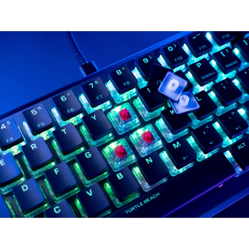 Turtle Beach Vulcan II Mini Tastatur Gaming USB QWERTY Deutsch Schwarz