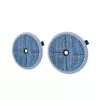 Wischaufsatz für Electrolux Stabstaubsauger ZE168 — 3er‑Pack, schwarz/blau