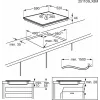 Electrolux EIV634 Schwarz Einbau 60 cm Induktionskochfeld mit Zonen 4 Zone(n)