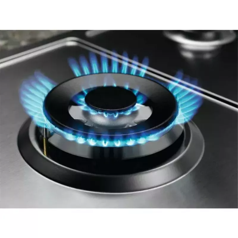 Gas-Kochfeld CGS6436BX WOK, 4 Kochzonen, mechanische Steuerung